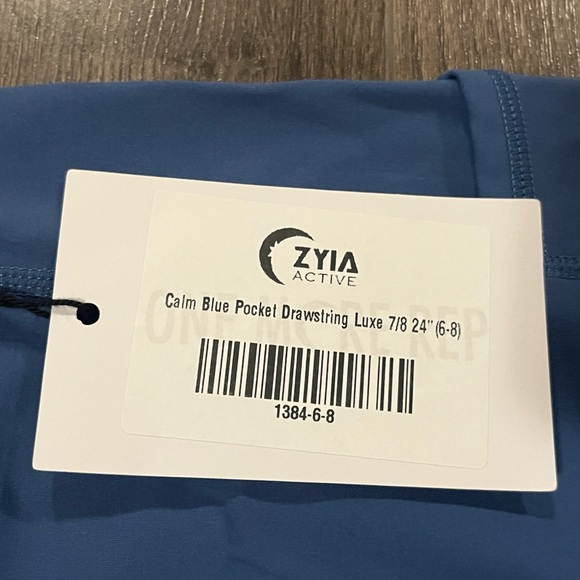 Zyia calm blue pocket drawstring luxe - Picture 5 of 7